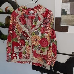 Fundamental Things flower blazer